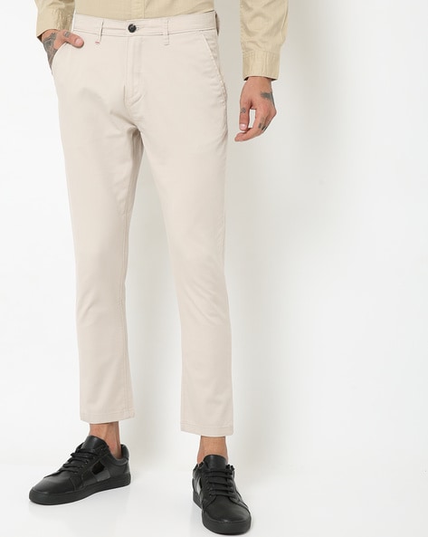 Buy Olive Trousers & Pants for Men by NETPLAY Online | Ajio.com