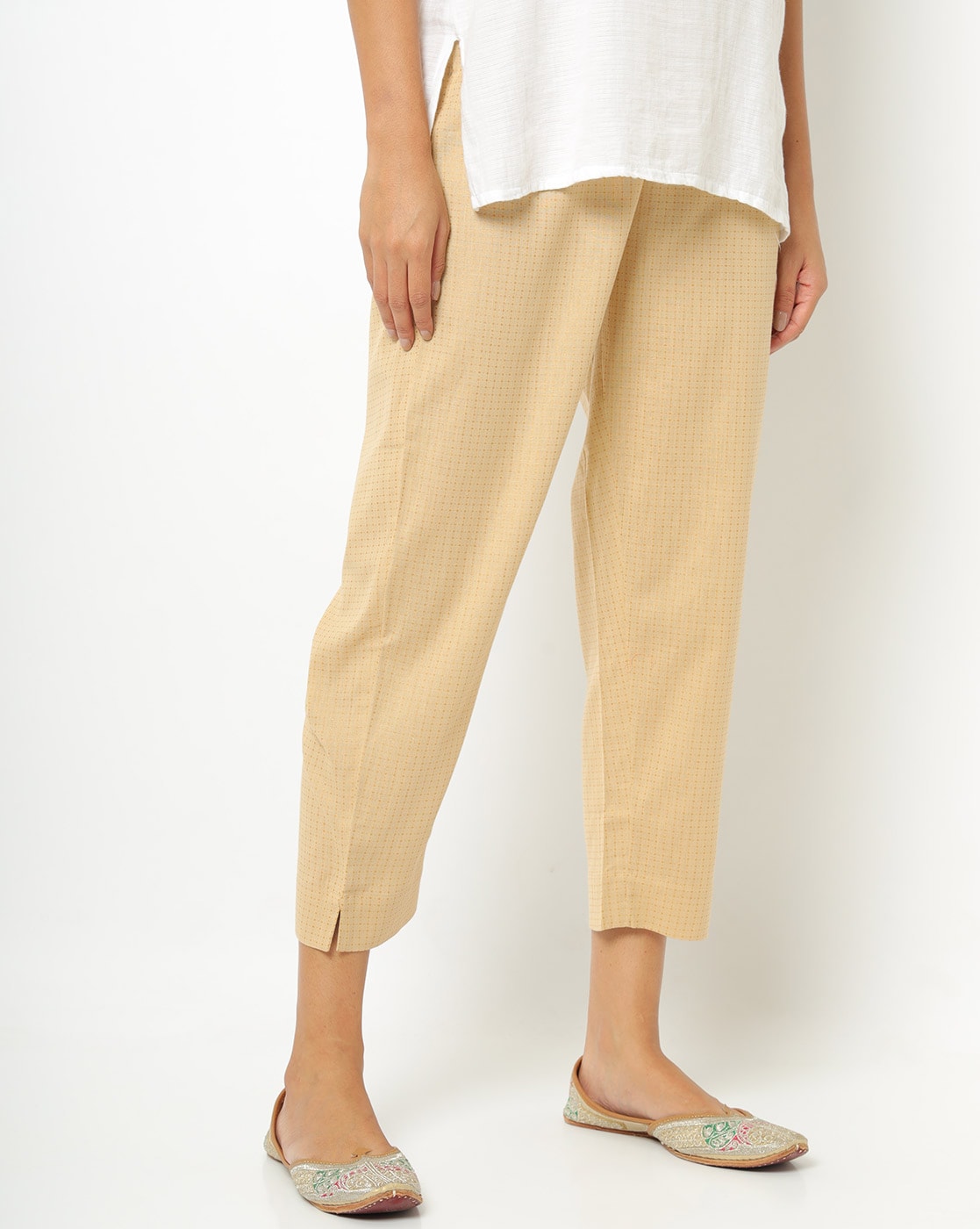 Buy Beige Pants for Women by AVAASA MIX N' MATCH Online