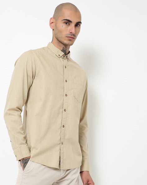Buy Khaki Shirts for Men by DNMX Online ...