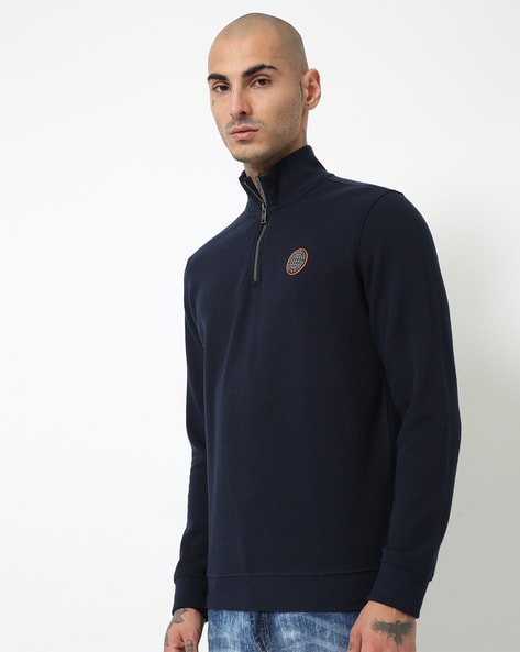 Buy Navy Blue Sweatshirt & Hoodies for Men by DNMX Online