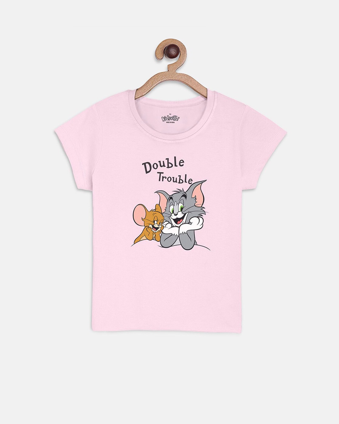 Buy Pink Tshirts for Girls by KIDSVILLE Online