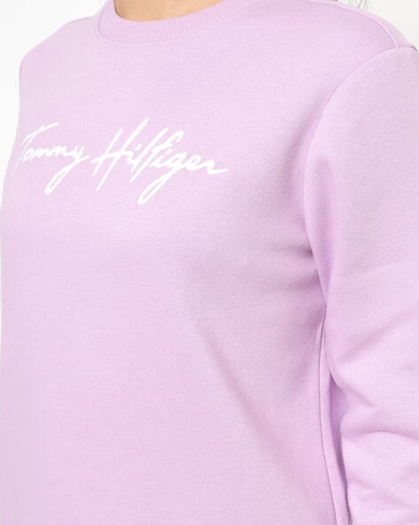 Tommy hilfiger clearance sweatshirt lilac