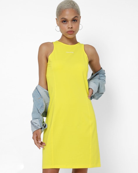 Buy Yellow Dresses for Women by Calvin Klein Jeans Online 