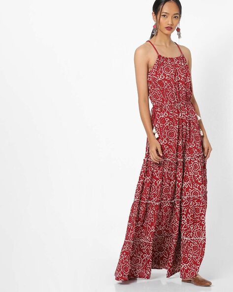 Global desi maroon outlet maxi dress