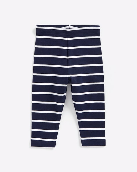 Leggings - Dark blue/Striped - Kids | H&M