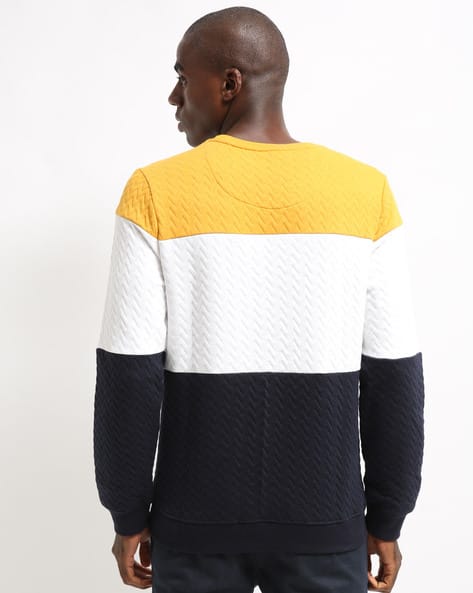 Quilted crewneck sweatshirt Clearance