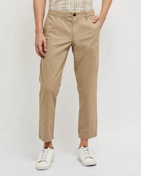 khaki skinny ankle pants