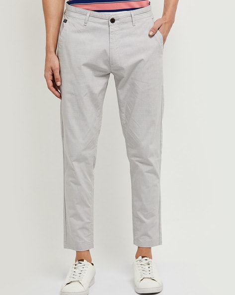 Buy Grey Trousers & Pants for Men by MAX Online