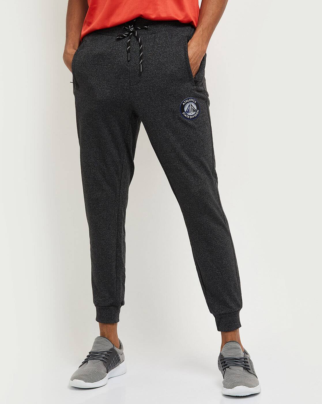 Buy Black Track Pants for Men by MAX 
