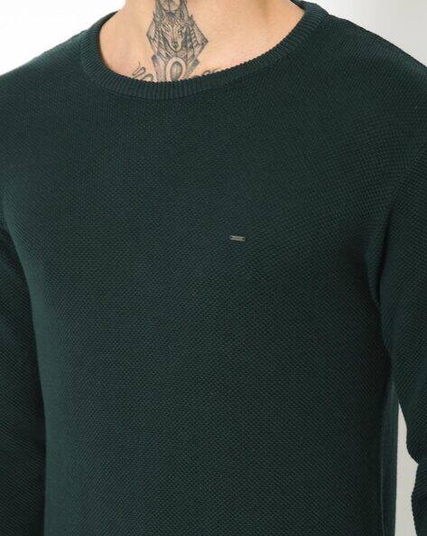 Knitted Crew-Neck Pullover view 3