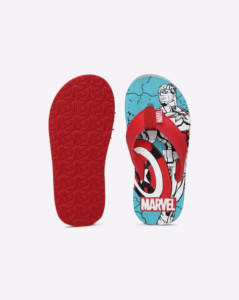 Avengers on sale flip flops