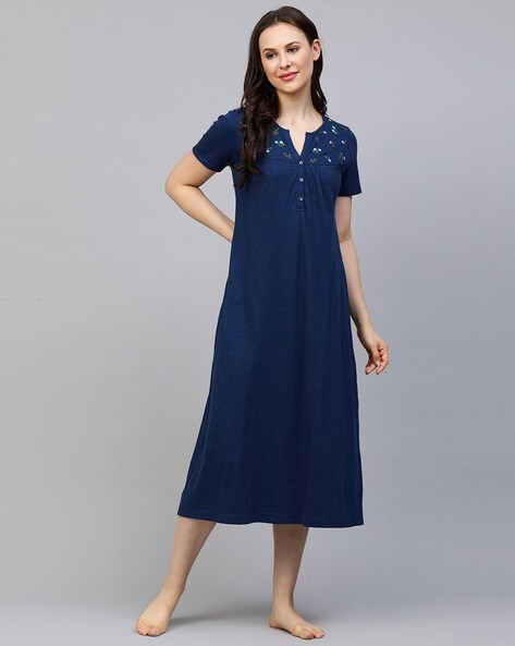 Ajio discount cotton nighty