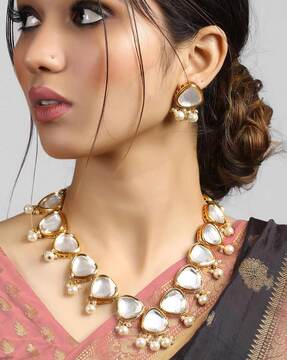 Kundan... - Kundan Jewellery And designer saree suit lehenga