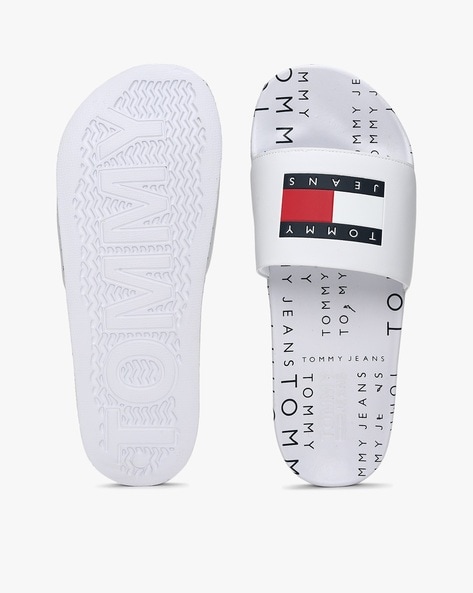 Tommy hilfiger best sale heritage slides