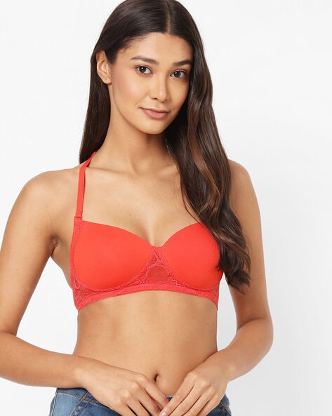 Lace Bra with Removable Cup