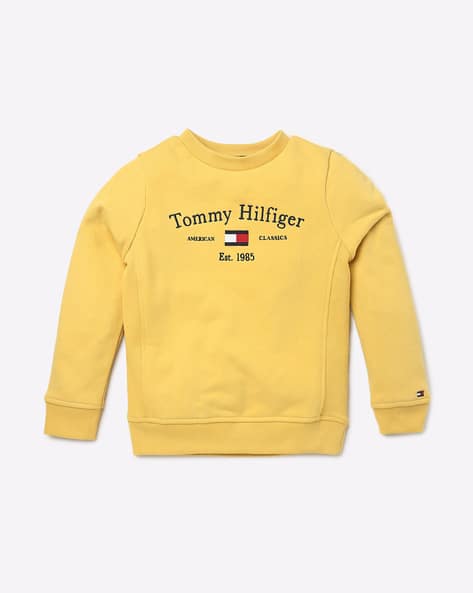 Brand Print Crew-Neck Sweatshirt