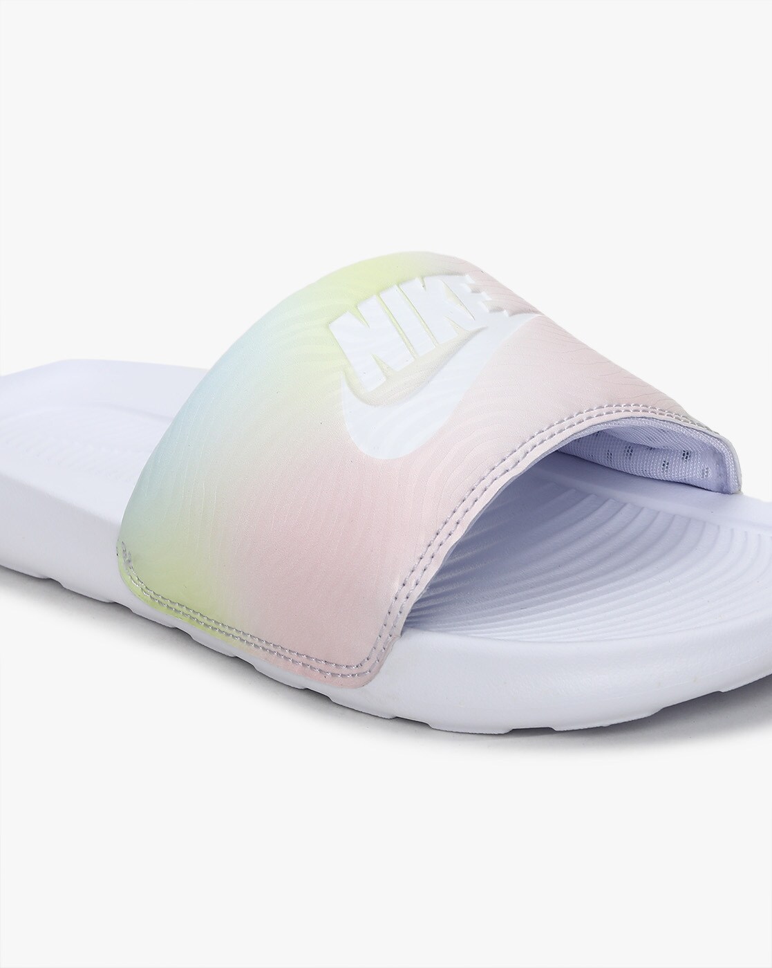 Womens purple nike store slides