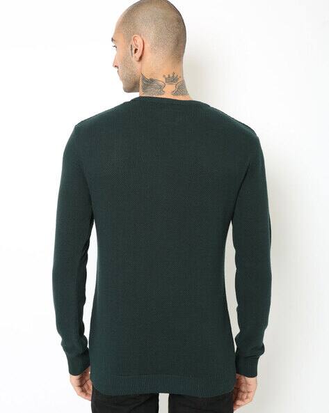 Knitted Crew-Neck Pullover view 2