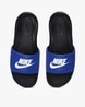 Nike slippers shop blue colour