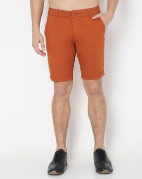 Buy Orange Shorts \u0026 3/4ths for Men by 