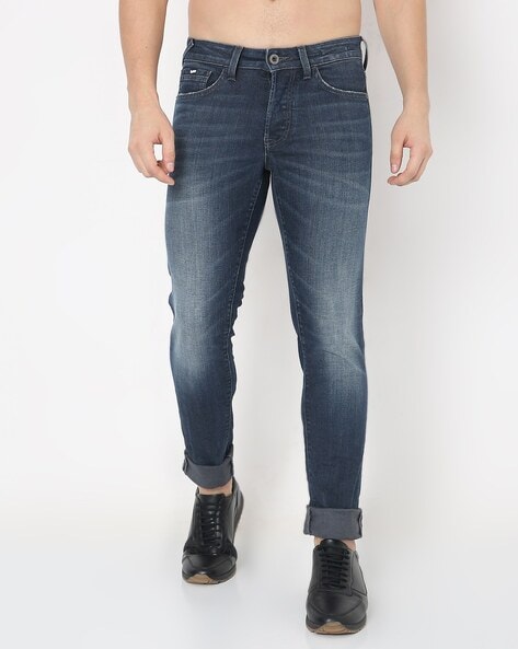 Gas Anders Washed Slim Fit Jeans