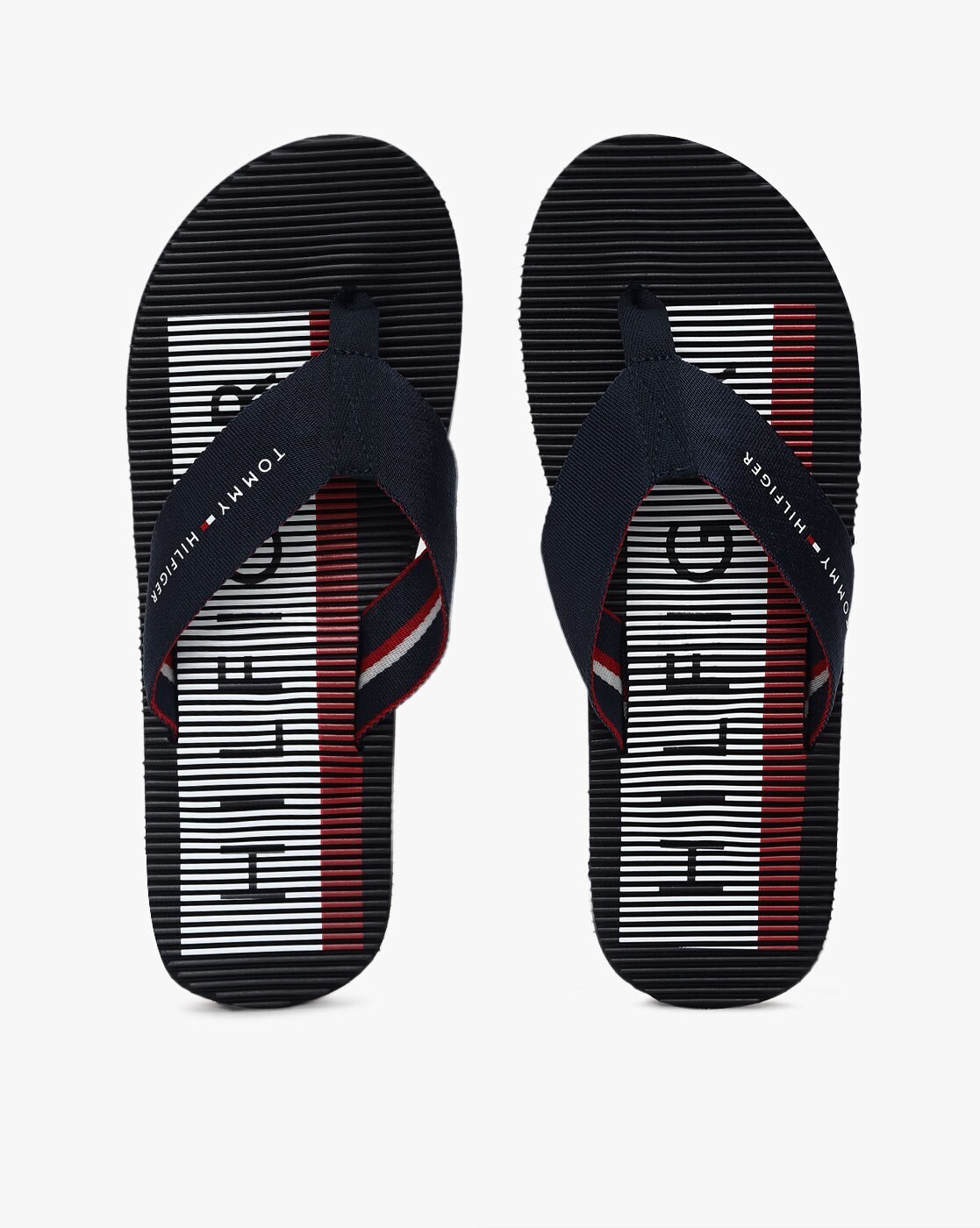 Buy Navy Blue Flip Flop Slippers for Men by TOMMY HILFIGER