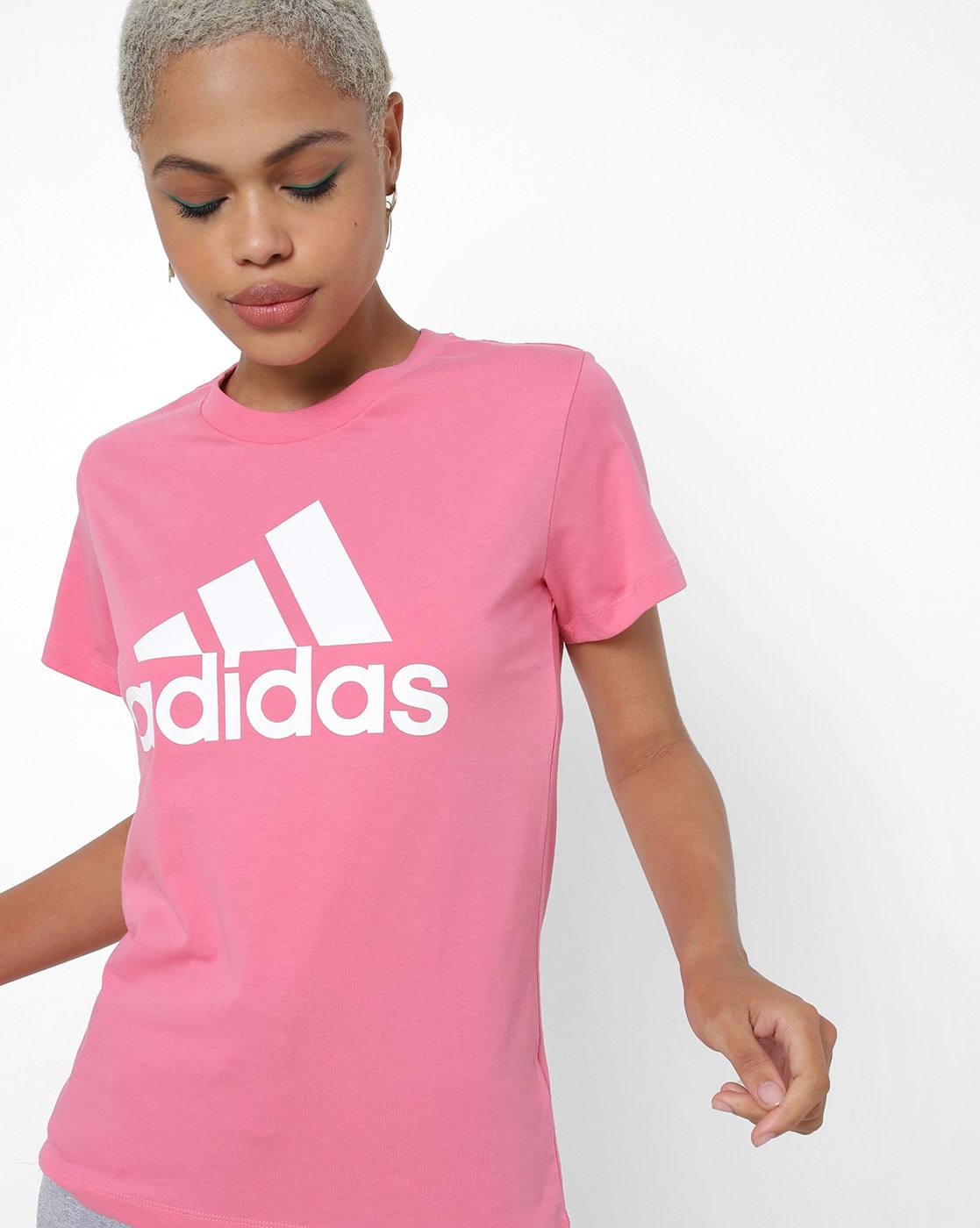 Buy Pink Tshirts for Women by ADIDAS Online