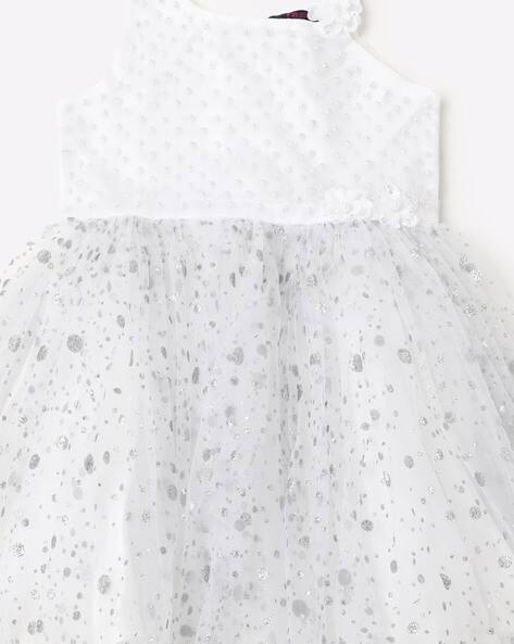 Embellished Speckle Print Sleeveless Fit & Flare Dress view 3