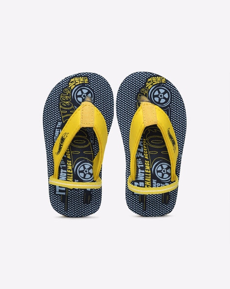 Toothless Hot Wheels Print Thong-Strap Flip-Flops