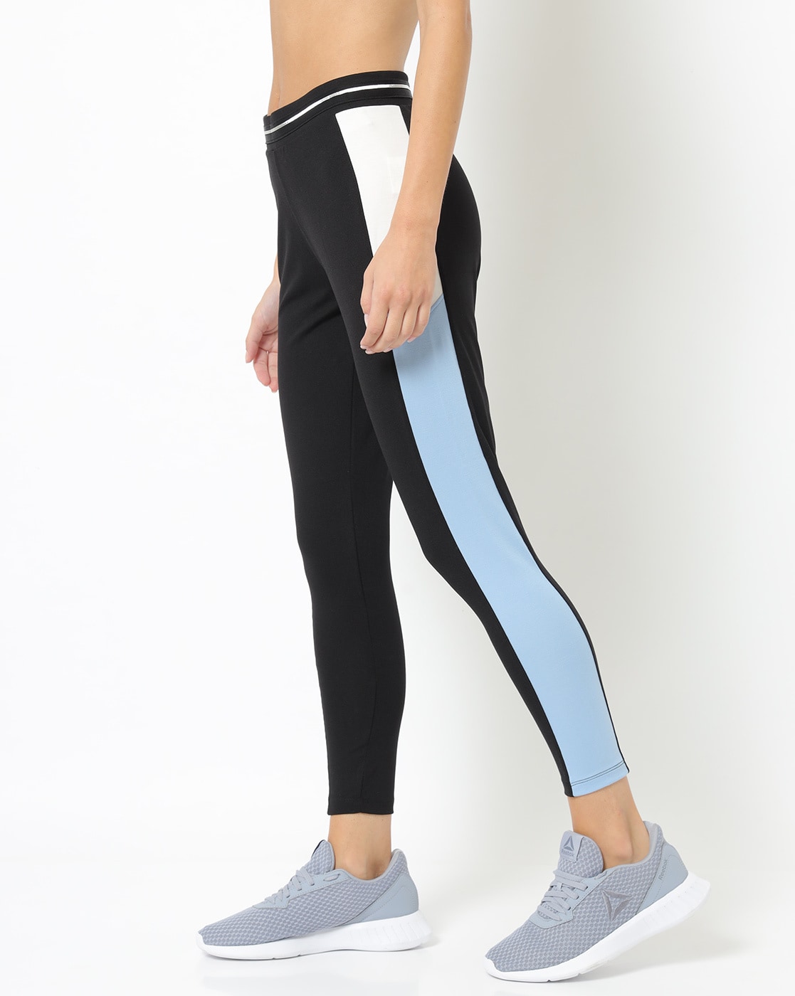 Buy Black Leggings for Women by Teamspirit Online