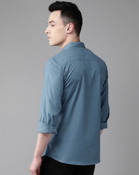 Buy Blue Shirts for Men by Hubberholme Online