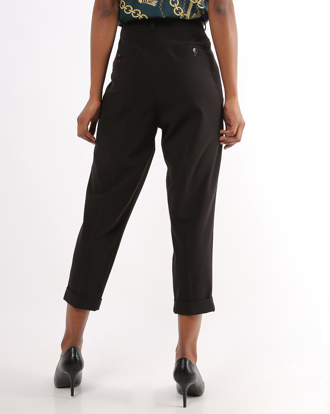 White Stuff Jersey Wide Leg Crop Trousers, Dark Denim at John Lewis &  Partners