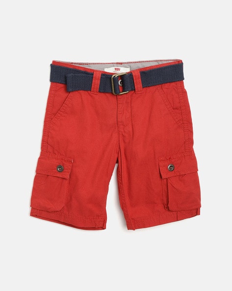 levi's red cargo shorts