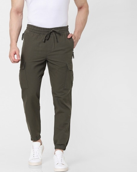 Buy Olive Green Trousers  Pants for Men by SELECTED Online  Ajiocom