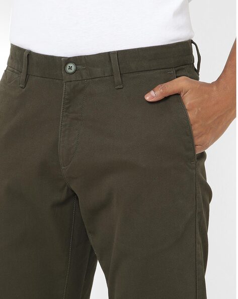 Buy Olive Green Trousers & Pants for Men by U.S. Polo Assn. Online