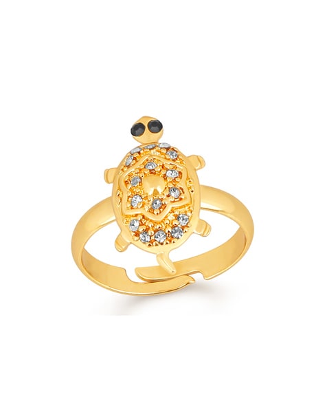 Designer Tortoise Ring For Female in Pure Silver Online