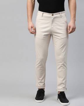Buy Blue Trousers \u0026 Pants for Men by 