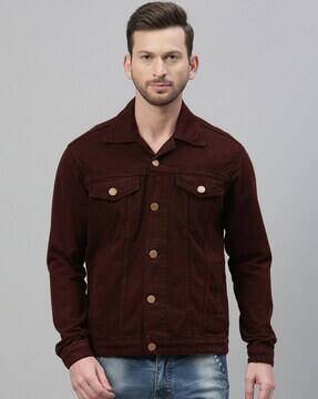 Buy Maroon Jackets \u0026 Coats for Men by 