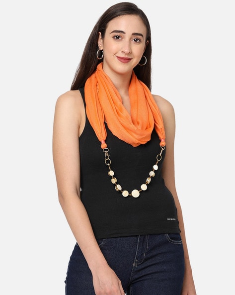 Scarf with Beaded Chain Price in India