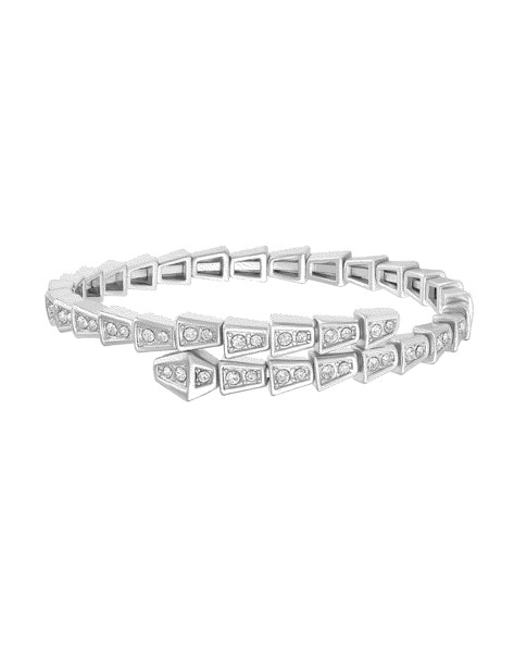 Buy Silver-Toned Bracelets & Bangles for Women by MAHI Online