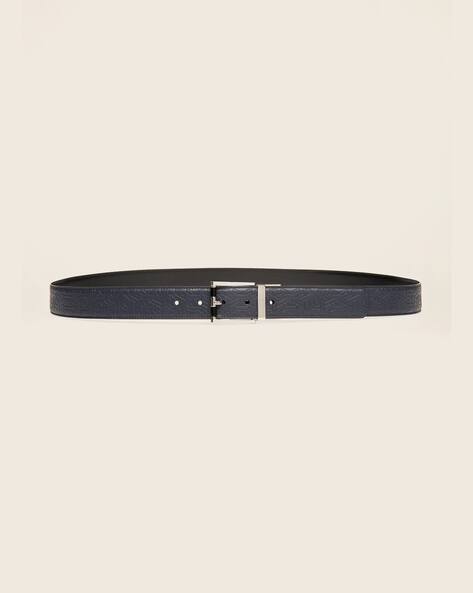 Astor Genuine Leather Reversible Belt with Buckle Closure