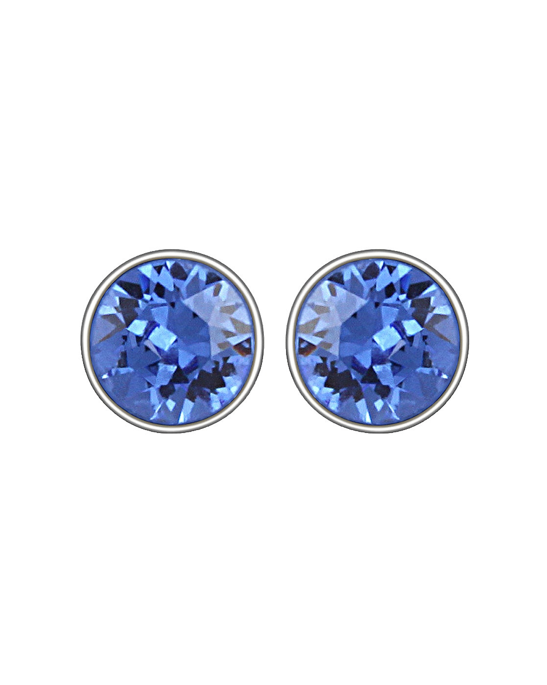 Amazon.com: Swarovski Crystal Earrings, Aquamarine, 10mm Chunky Crystals,  Light Blue, Drop Lever Back or Studs, Assorted Finishes : Handmade Products