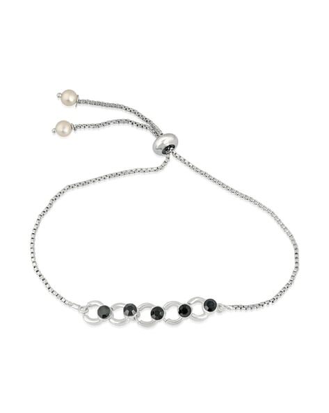 Buy Silver-Toned Bracelets & Bangles for Women by MAHI Online