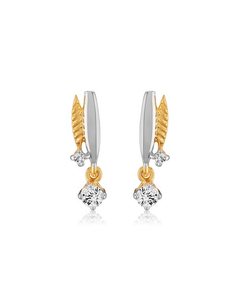 Harmonious Silver Stud Earrings with Fusion of Fancy Shaped Swarovski – PP  Jewellers