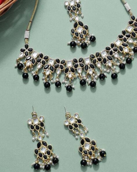 Buy Black FashionJewellerySets for Women by Karatcart Online