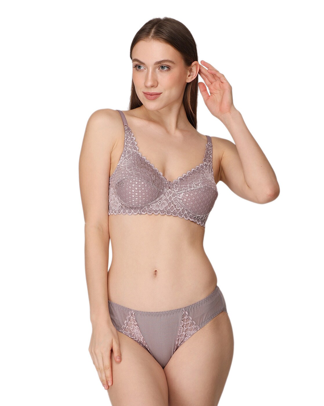 Buy Grey Lingerie Sets for Women by Lotusleaf Online