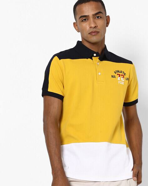 Buy Yellow Tshirts for Men by French 