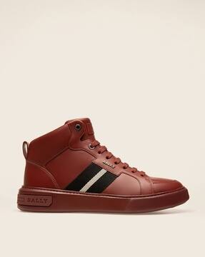 Buy Bally Myles High-Top Sneakers | Red 