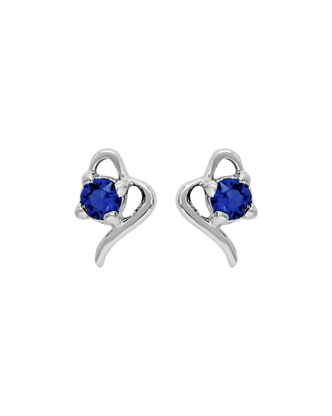 Swarovski Flower Earrings – Blue – Pretty Shiny Beads