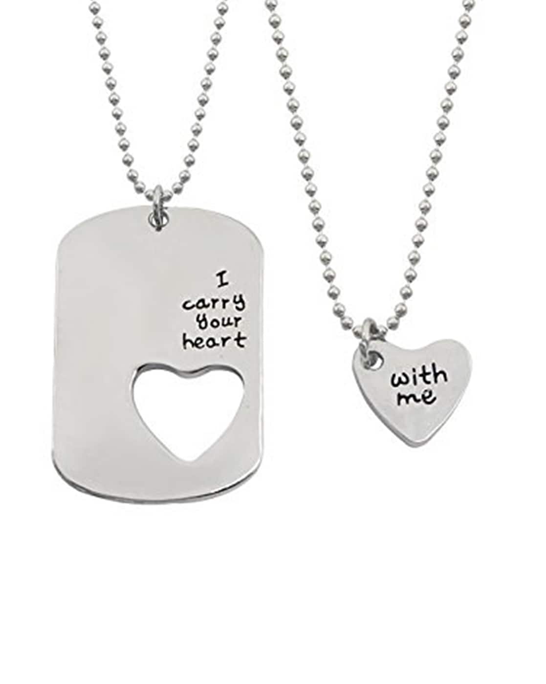 Buy Silver-Toned Necklaces \u0026 Pendants 